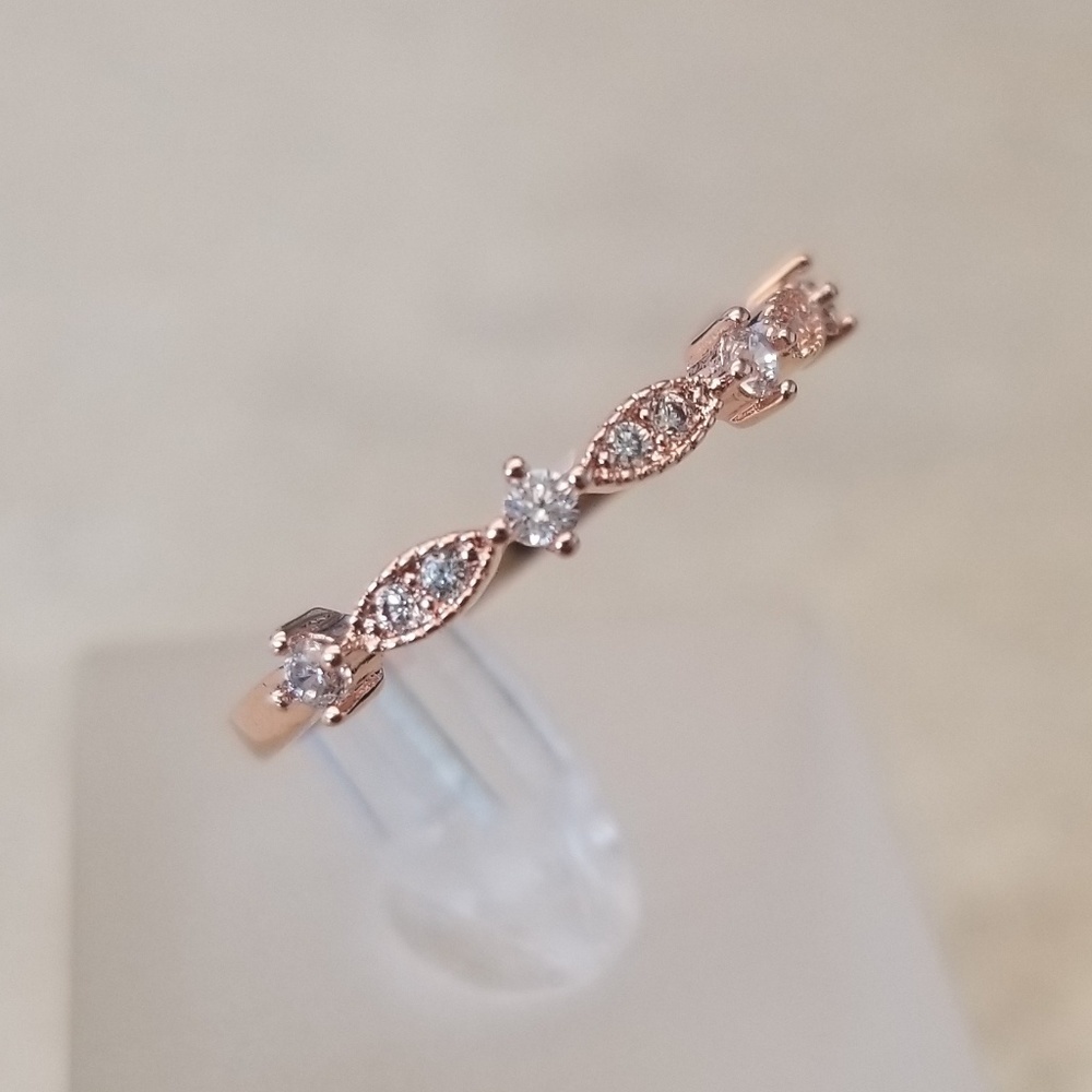 18k Gold Over Sterling Band - Picture 5 of 9